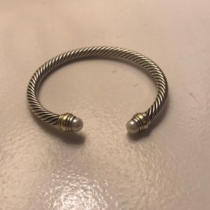 David Yurman Cable Classics bracelet pearl 5mm